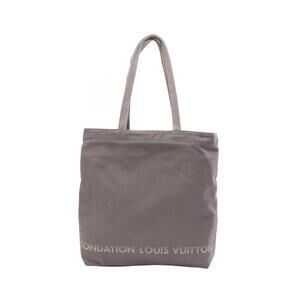 Louis Vuitton Fondation Tote Bag Canvas Gray